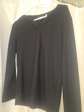 Peloton Black Long Sleeve Pullover with Peloton Logo